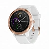 Часы Garmin Vivoactive 3 золотистые с белым ремешком